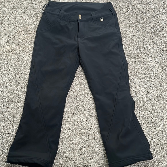 CONILS black snow ski pants water proof pants size 8-small ski snow pants - Picture 3 of 13